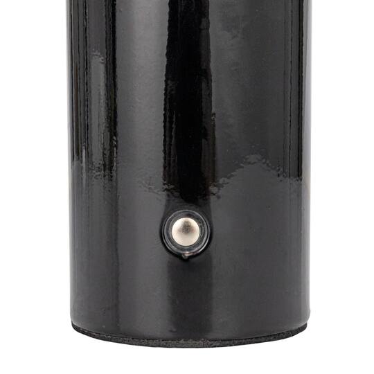 Hello Honey® 8.25" Black Round Metal LED Rechargeable Table Lamp Set, 2ct.